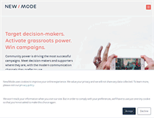 Tablet Screenshot of newmode.net